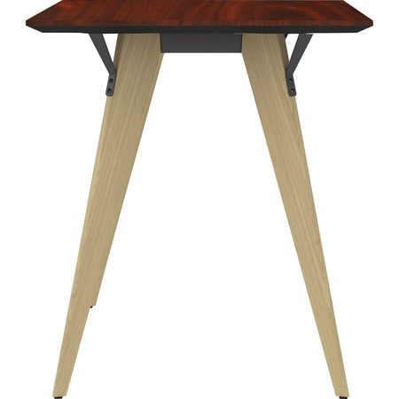 Lorell Relevance Series Natural Wood Desk Frame - Alternate-Image20
