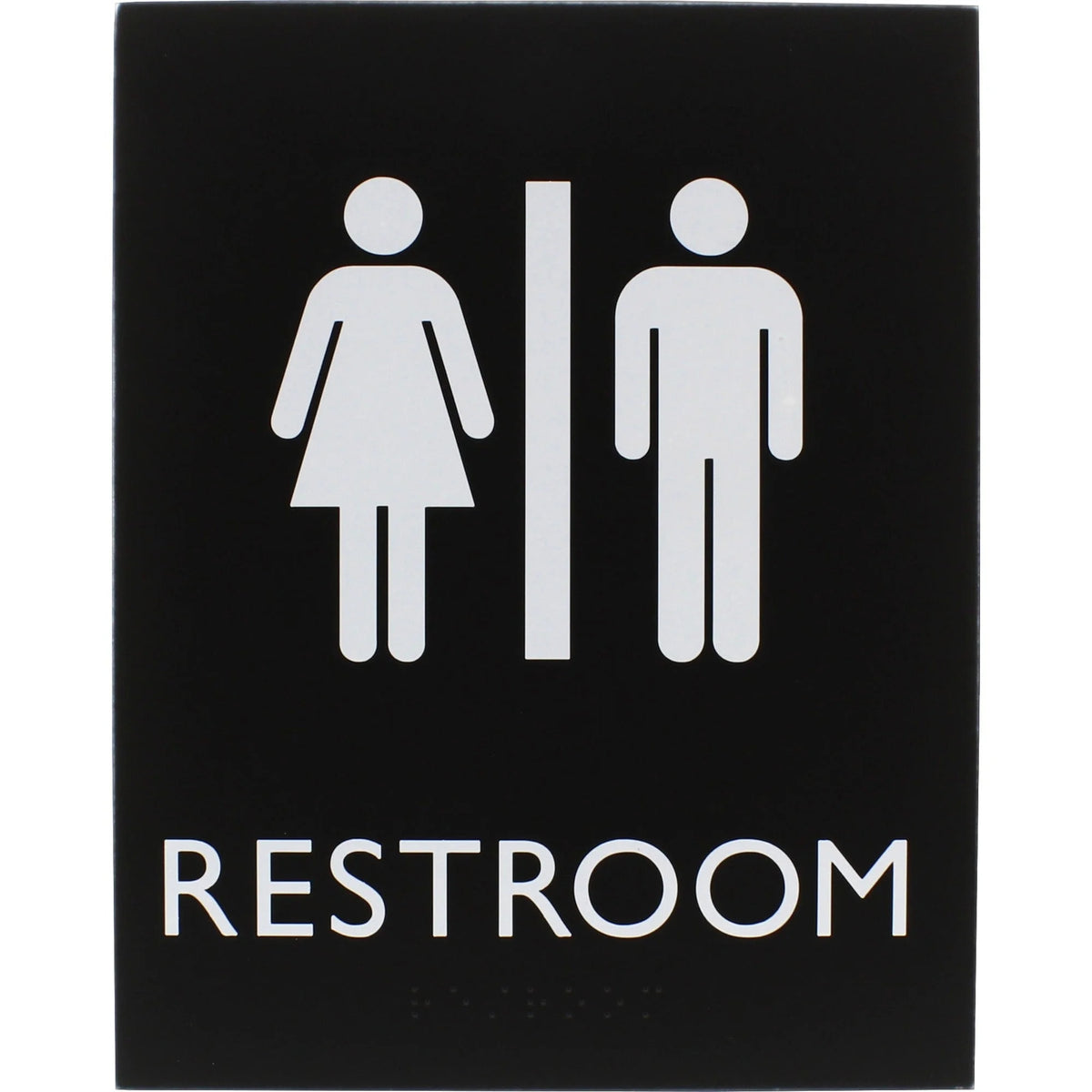 Lorell Restroom Sign: ’Toilette Men’ & ’TOILETTE (ladies)’ - Easy Readability - Signs Nameplates