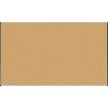 Lorell Satin-Finish Bulletin Board: 72x48 Natural Cork - Self-healing Durable - Boards