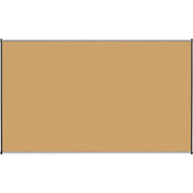 Lorell Satin-Finish Bulletin Board: 72x48 Natural Cork - Self-healing Durable - Boards