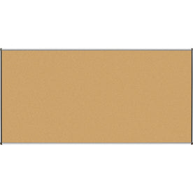 Lorell Satin-Finish Bulletin Board: 96’’x48’’ Natural Cork Surface - Boards