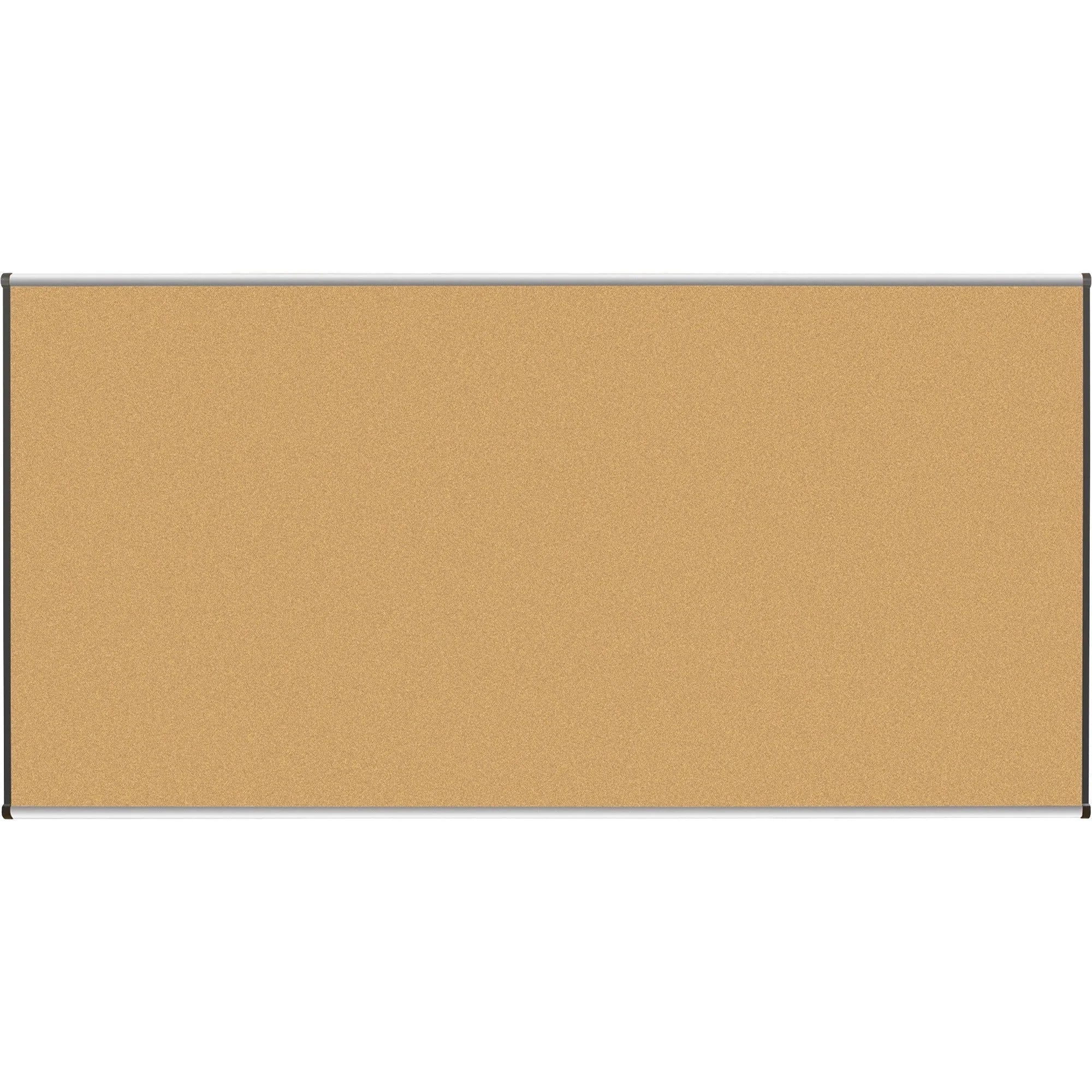 Lorell Satin-Finish Bulletin Board: 96’’x48’’ Natural Cork Surface - Boards