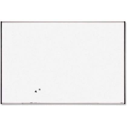 Lorell Signature Series Magnetic Dry-erase Markerboard - 72x48 - Silver/Ebony - Dry Erase Boards