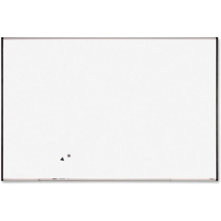 Lorell Signature Series Magnetic Dry-erase Markerboard - 72x48 - Silver/Ebony - Dry Erase Boards