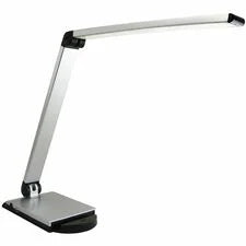 Lorell Smart Device Slot/USB Task Light - 8 W LED Bulb - USB Charging Dimmable - Aluminum Plastic - Desk Mountable