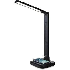 Lorell Smart LED Desk Lamp - Black - Mountable - for Table - Lamps & Lighting