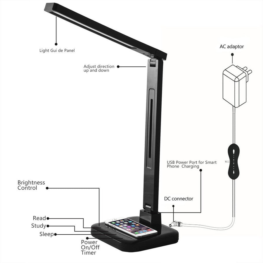 Lorell Smart LED Desk Lamp - Alternate-Image1