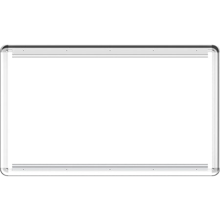 Lorell Whiteboard Mounting Frame: Silver Aluminum - 1 Each - Board & Easel Accessories