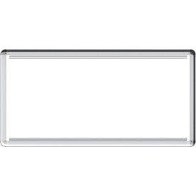 Lorell Whiteboard Mounting Frame: Silver Aluminum - 1 Each - Board & Easel Accessories