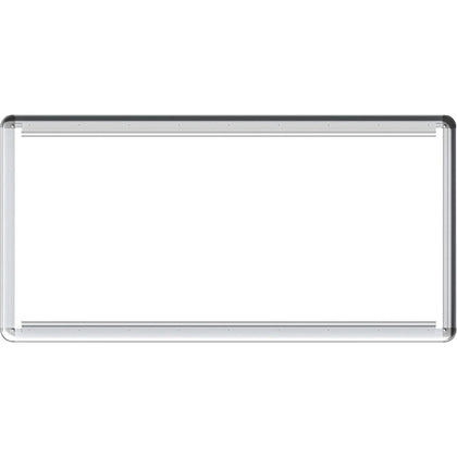 Lorell Whiteboard Mounting Frame: Silver Aluminum - 1 Each - Board & Easel Accessories