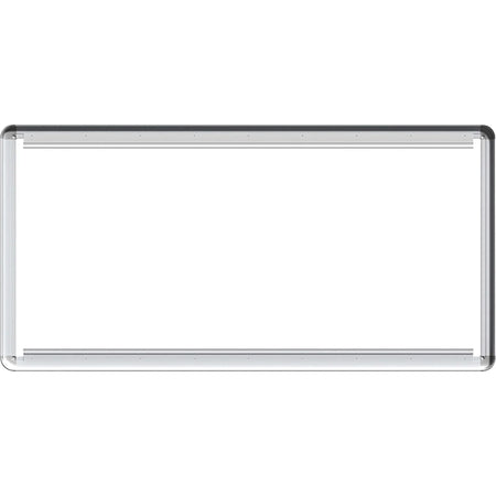 Lorell Whiteboard Mounting Frame: Silver Aluminum - 1 Each - Board & Easel Accessories