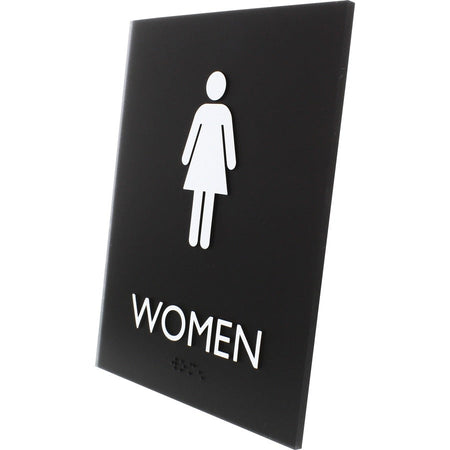 Lorell Women's Restroom Sign - Left