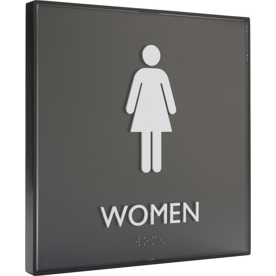 Lorell Women's Restroom Sign - Right
