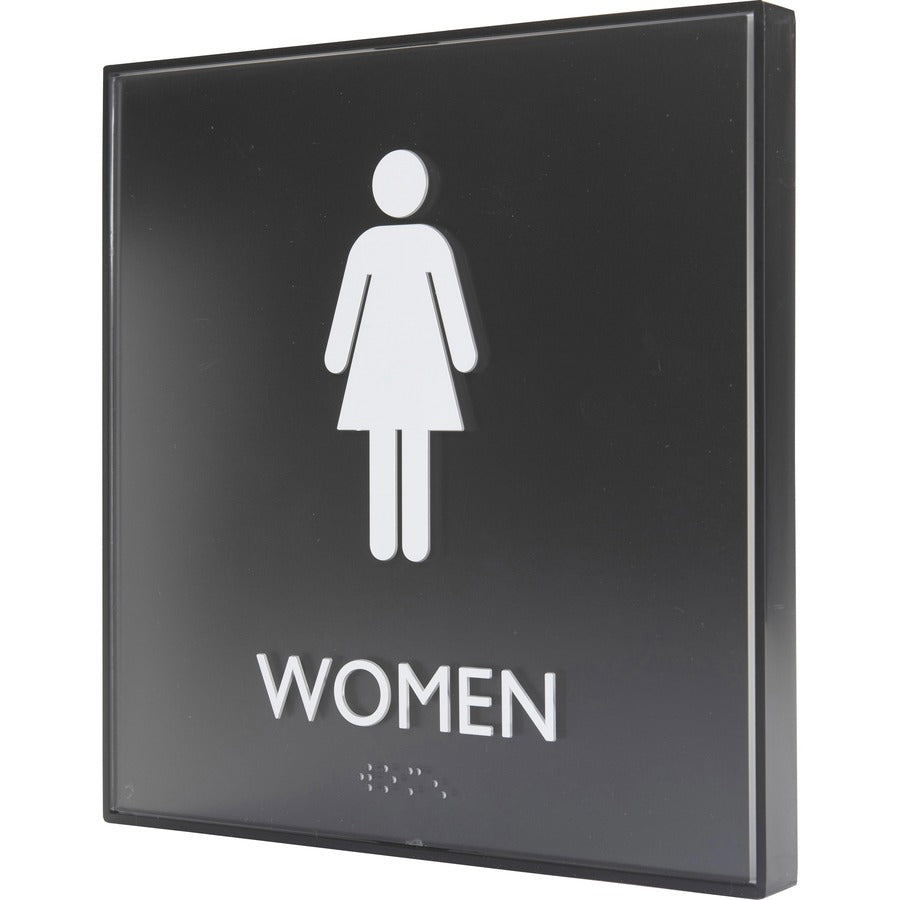 Lorell Women's Restroom Sign - Left