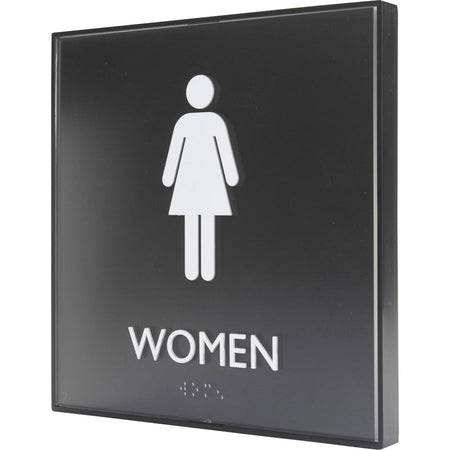 Lorell Women's Restroom Sign - Left