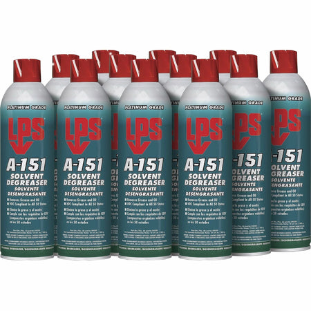 LPS A-151 Solvent Degreaser: Low Odor Chlorine-free - 15 fl oz - Green - Specialty Cleaners