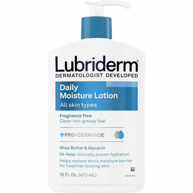 Lubriderm Daily Moisture Lotion: 16 fl oz for Dry Normal Skin - Skin/Body Lotions