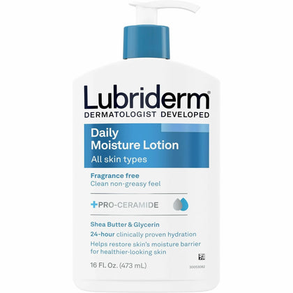 Lubriderm Daily Moisture Lotion: 16 fl oz for Dry Normal Skin - Skin/Body Lotions