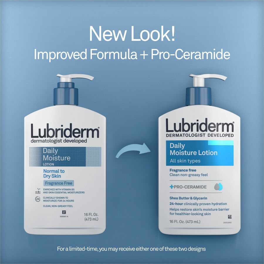 Lubriderm Daily Moisture Lotion - Front