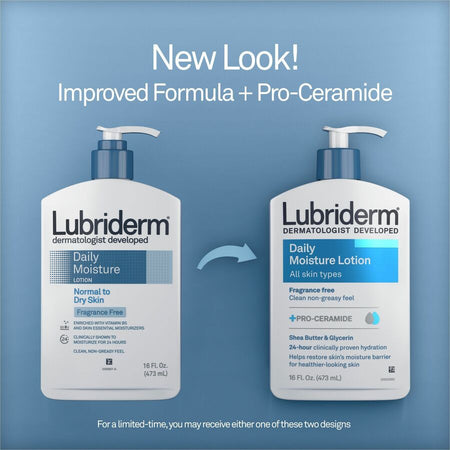Lubriderm Daily Moisture Lotion - Front