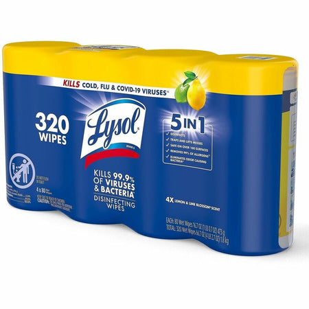 Lysol 4-pack Disinfecting Wipes - Left
