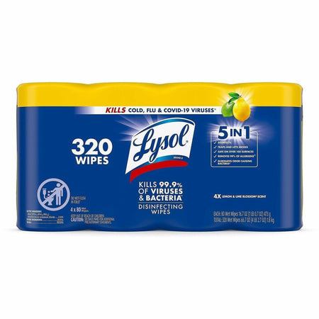 Lysol 4-pack Disinfecting Wipes - 2000