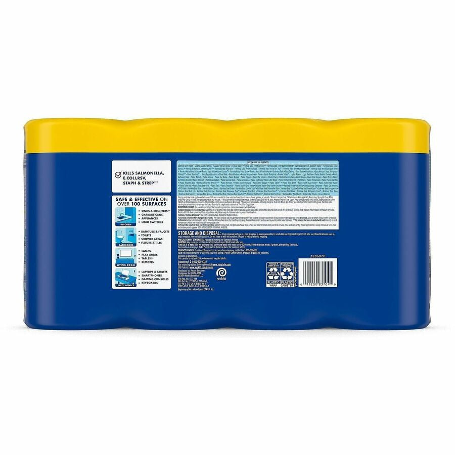 Lysol 4-pack Disinfecting Wipes - Rear