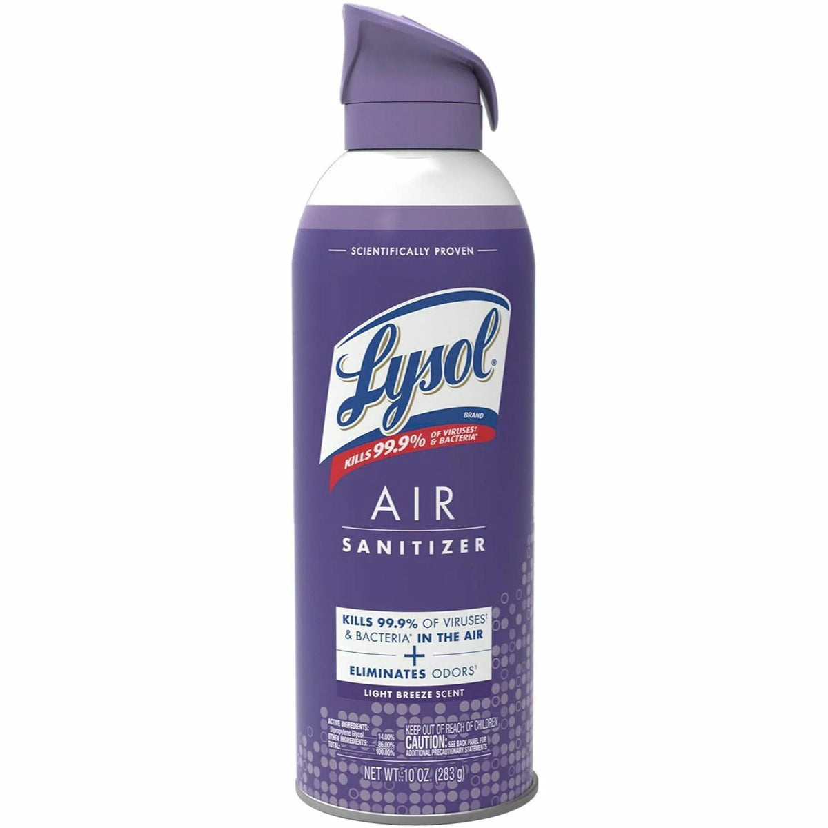 Lysol Air Sanitizer Light Breeze Spray - 10 fl oz - Antimicrobial Odor Neutralizer - Fresheners