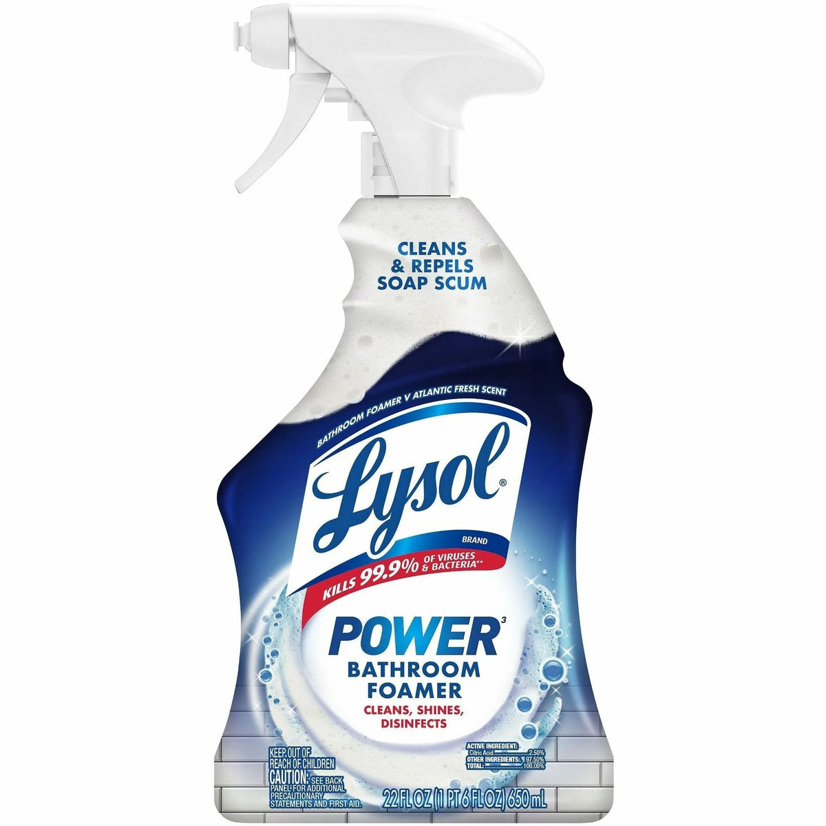 Lysol Bathroom Cleaner: Versatile 22 oz Spray Bottle - Restroom & Toilet Cleaners
