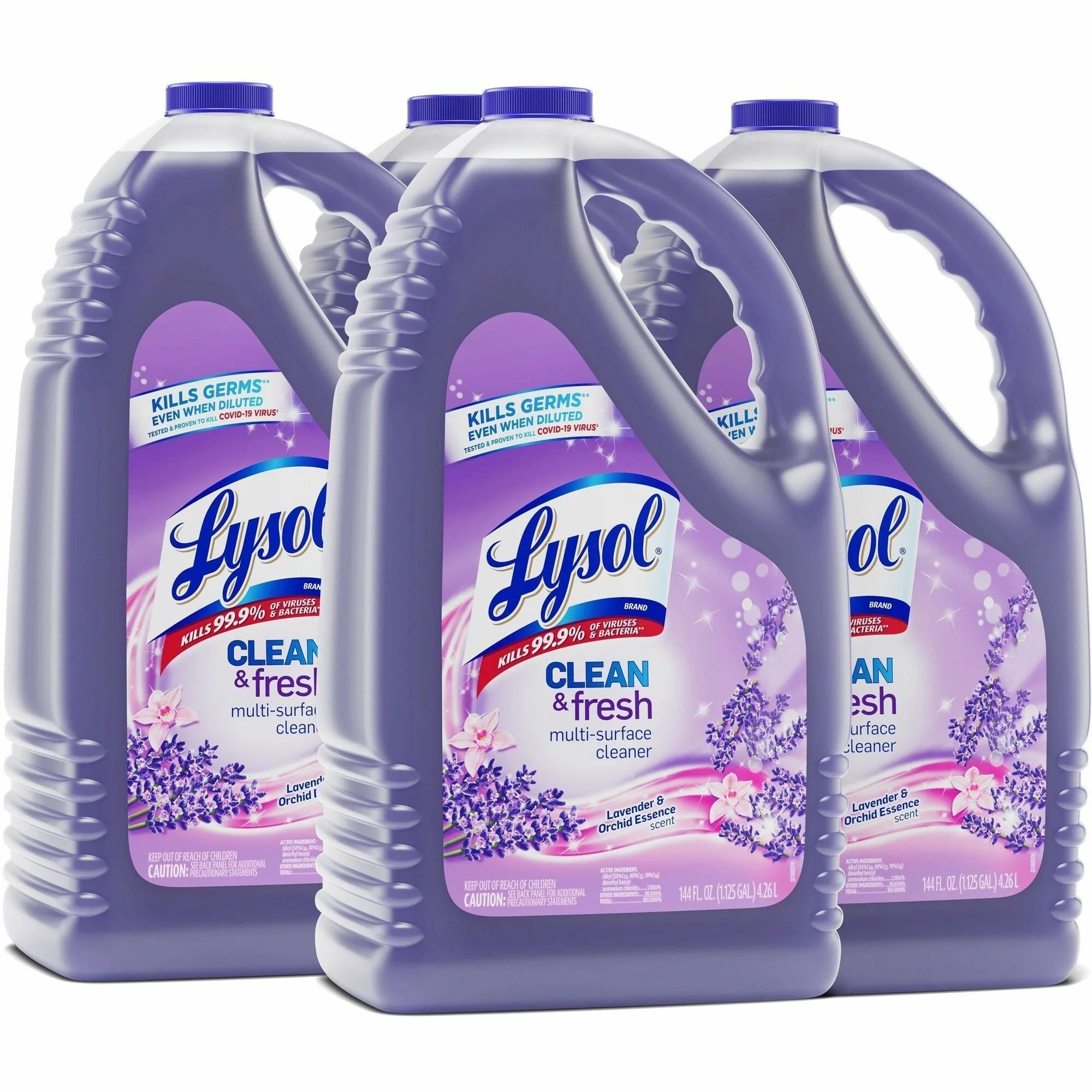 Lysol Clean/Fresh Lavender Cleaner - Multi-Surface Disinfectant - 144 fl oz - Disinfectants