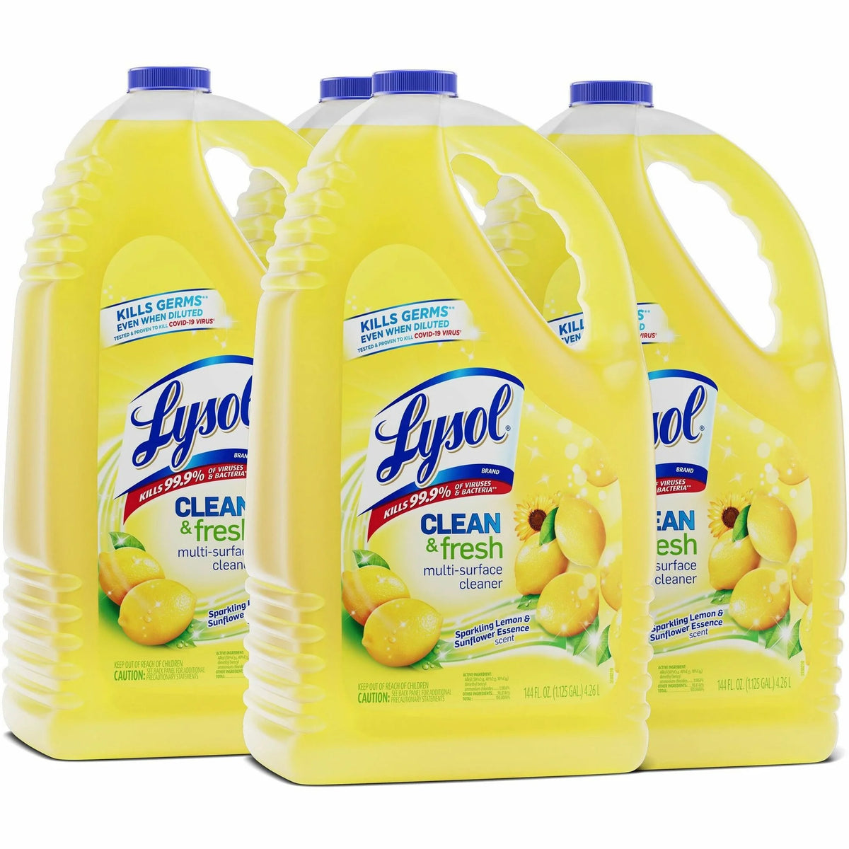 Lysol Clean/Fresh Lemon Cleaner - Multi-Surface Stain Remover & Disinfectant - Disinfectants