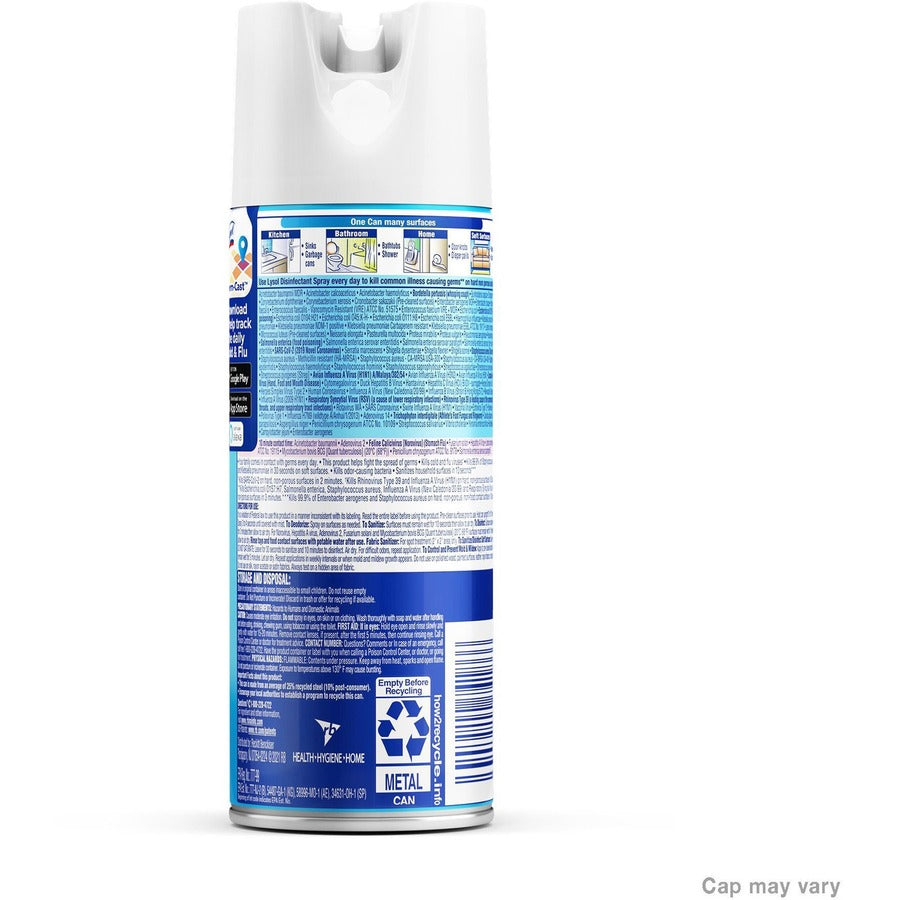 Lysol Crisp Linen Disinfectant Spray - Rear
