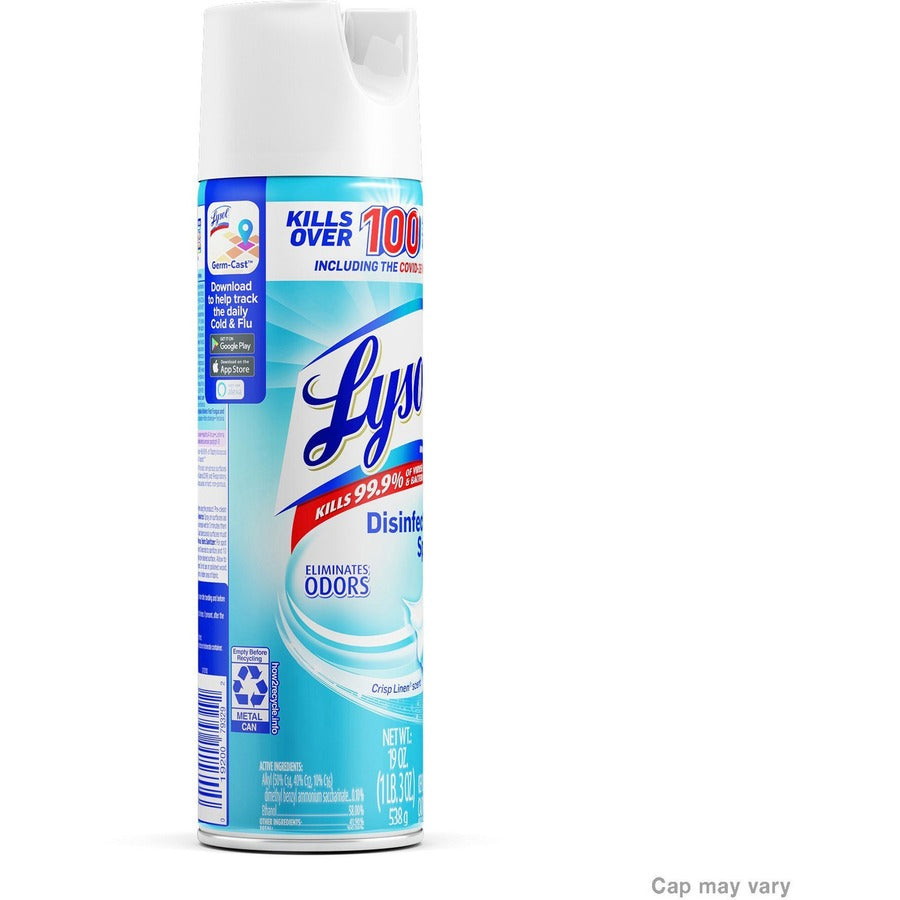 Lysol Crisp Linen Disinfectant Spray - Right