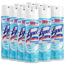 Lysol Crisp Linen Disinfectant Spray - 19 fl oz - Easy-to-Use Clear Formula - Disinfectants
