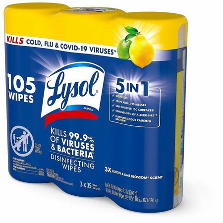 Lysol Disinfecting Wipes 3-pack - Left