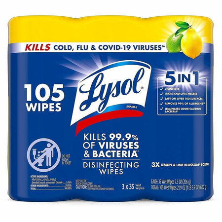Lysol Disinfecting Wipes 3-pack - 1500