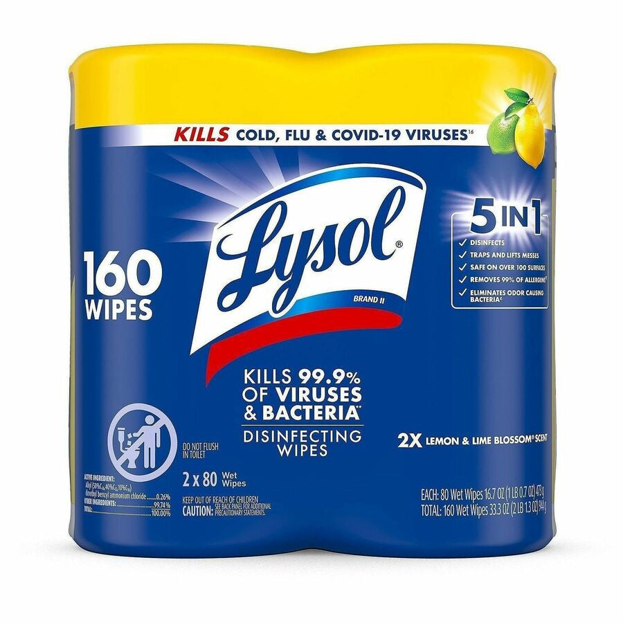 Lysol Disinfecting Wipes - Front