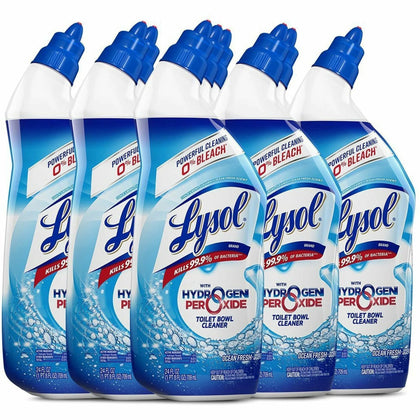 Lysol Hydrogen Peroxide Toilet Cleaner - Soap Scum Remover - Ocean Fresh Scent - Restroom & Cleaners
