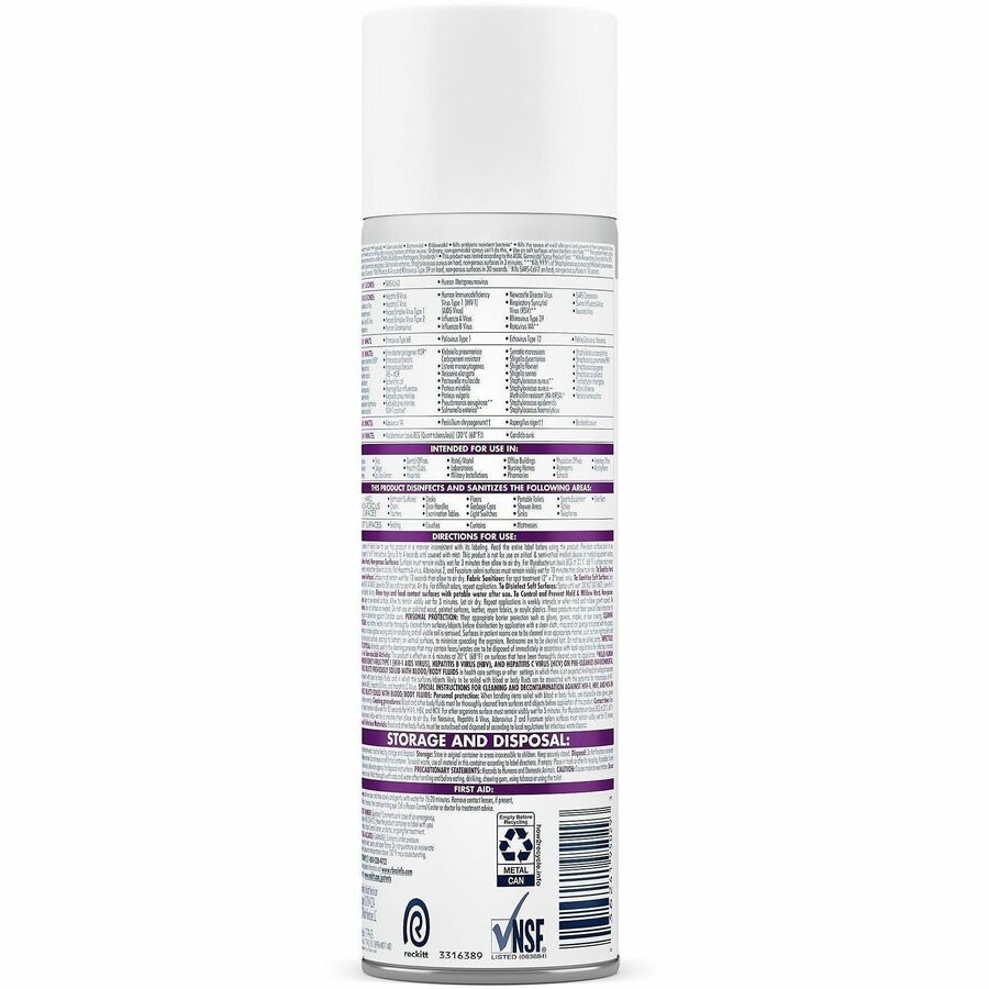 Lysol I.C. Disinfectant Spray - Rear