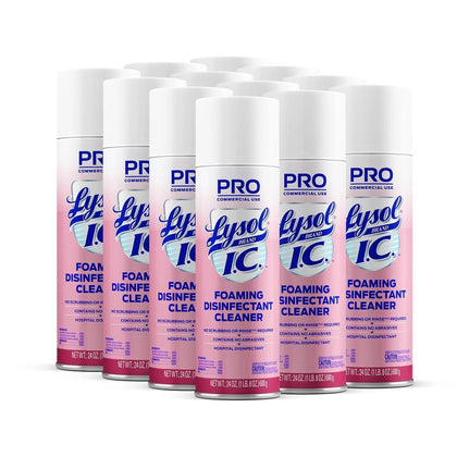 Lysol I.C. Foam Disinfectant: Ready-To-Use 24 fl oz - Anti-bacterial Aerosol Spray Can - Disinfectants