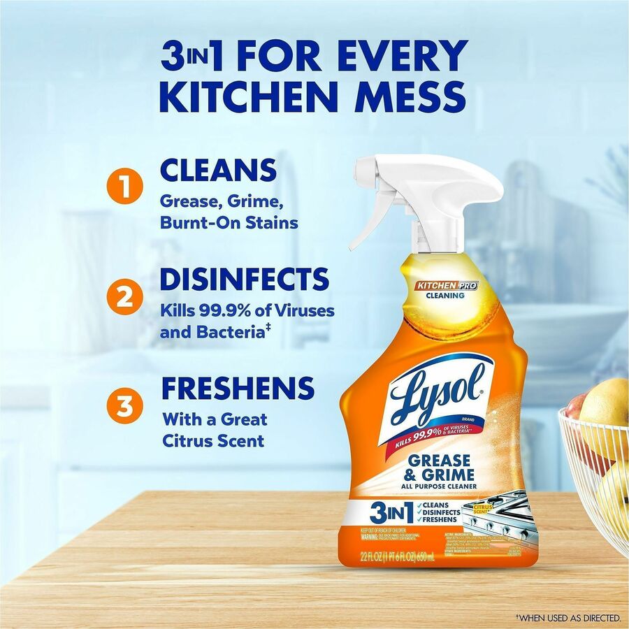 Lysol Kitchen Pro Antibacterial Cleaner - Alternate-Image3