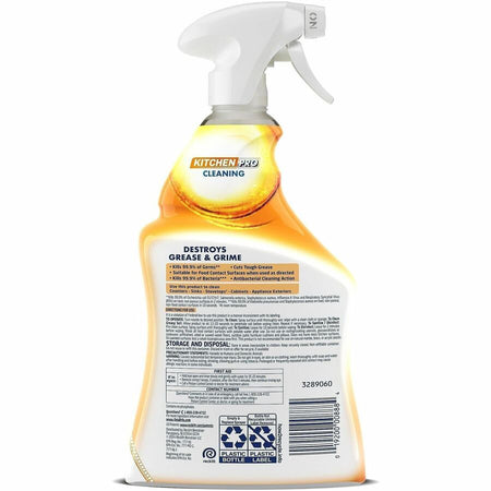 Lysol Kitchen Pro Antibacterial Cleaner - Rear