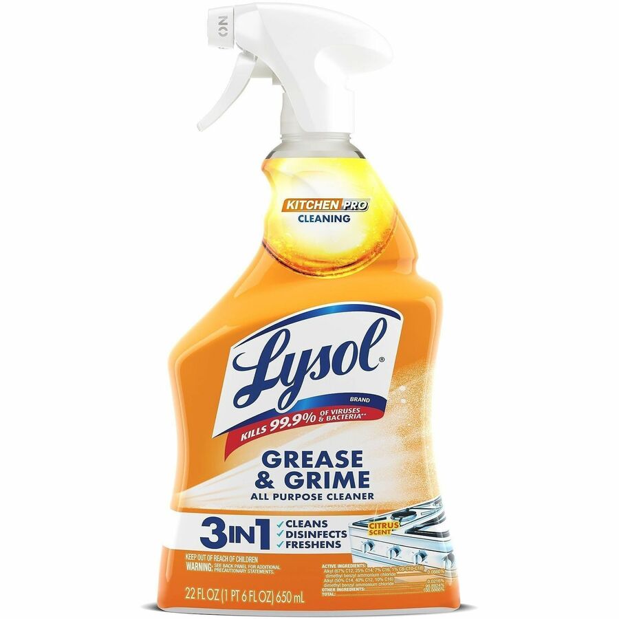 Lysol Kitchen Pro Antibacterial Cleaner - Front