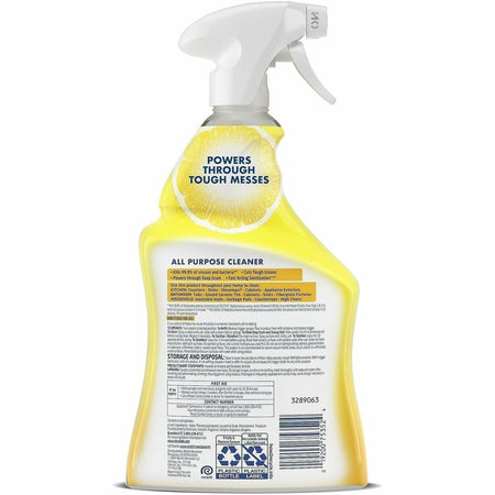 Lysol Lemon All Purpose Cleaner - Rear
