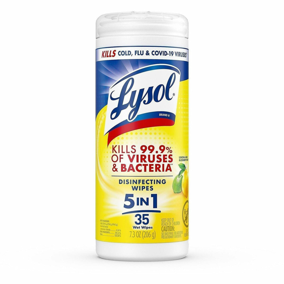 Lysol Lemon/Lime Disinfect Wipes - 2000