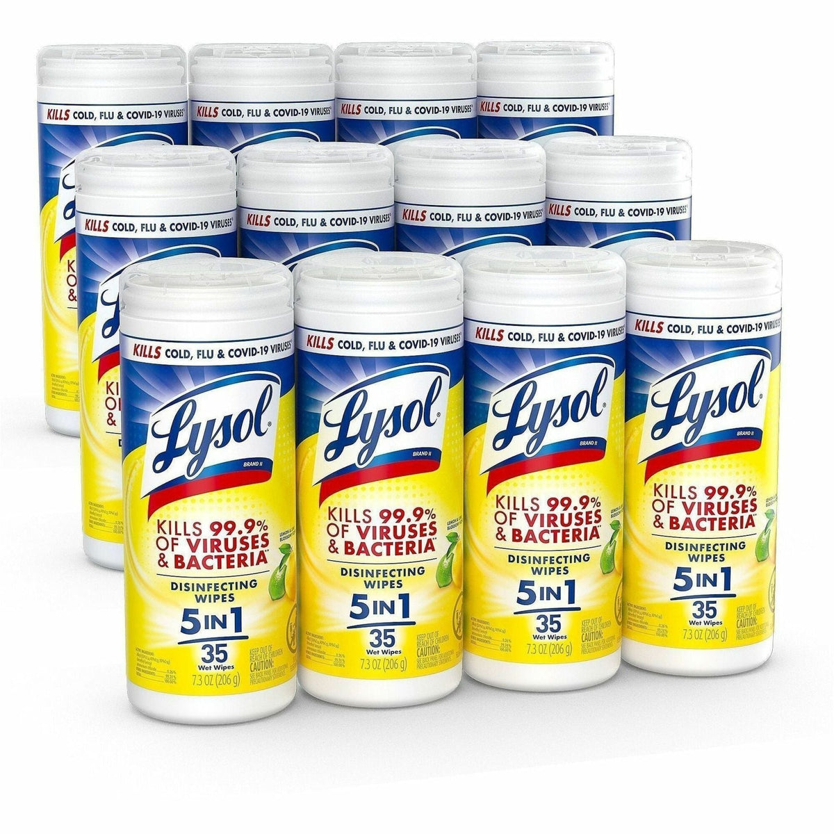 Lysol Lemon/Lime Disinfect Wipes - 2000