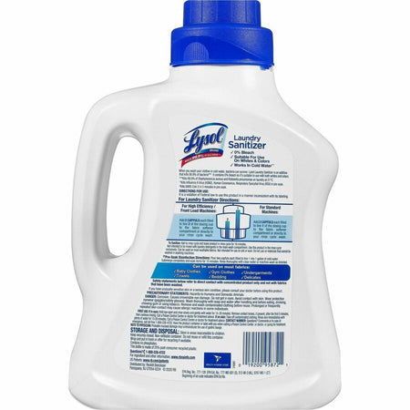Lysol Linen Laundry Sanitizer - Rear