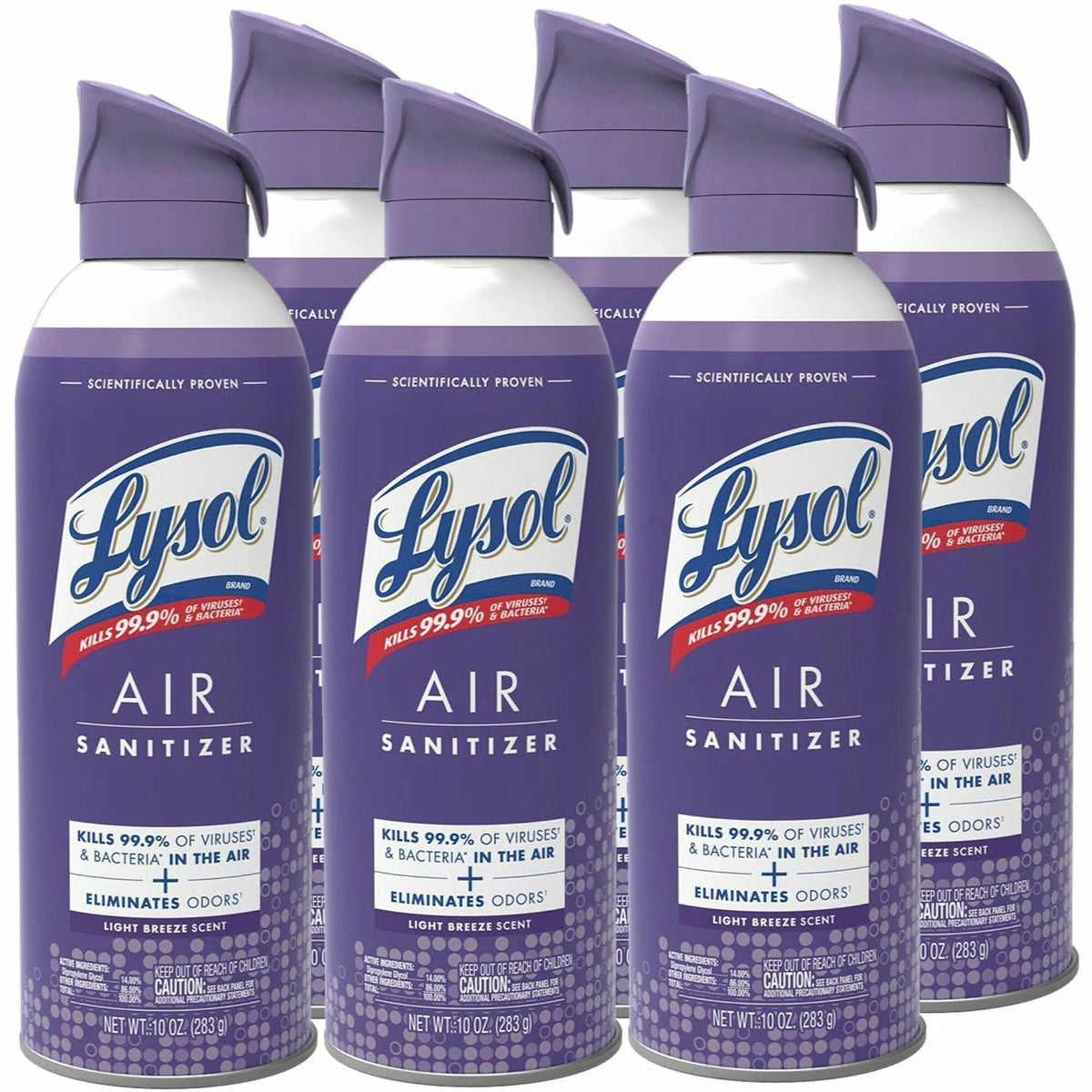 Lysol Linen Scent Air Sanitizer: Light Breeze Odor Neutralizer - Fresheners