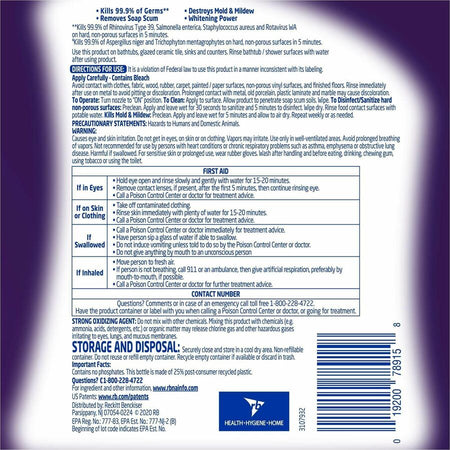 Lysol Mold/Mildew Remover - Rear