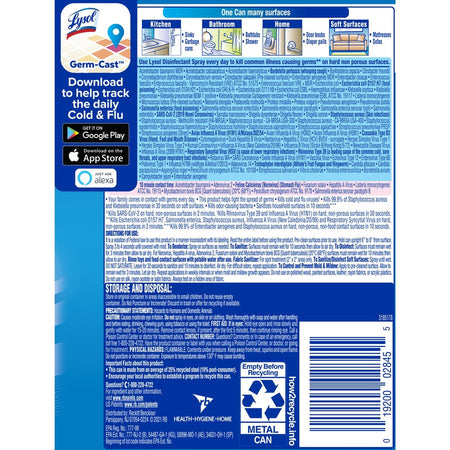 Lysol Spring Waterfall Disinfectant Spray - Alternate-Image2